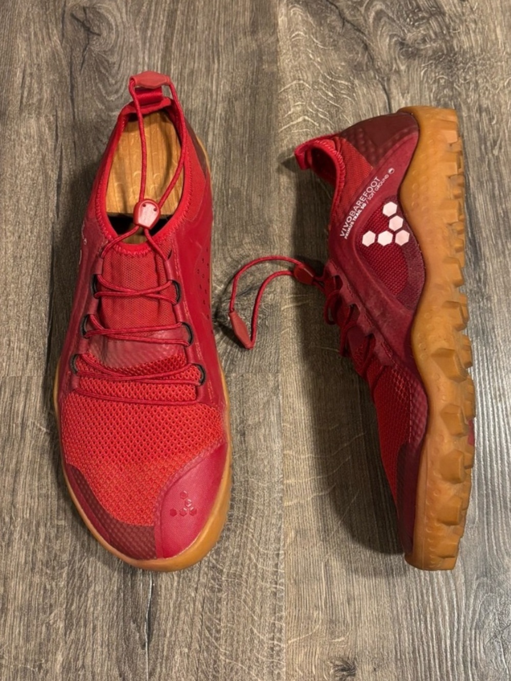 Vivo Barefoot Primus Trail Fg Running Shoes Red Gum Men's size EU 42 US 9